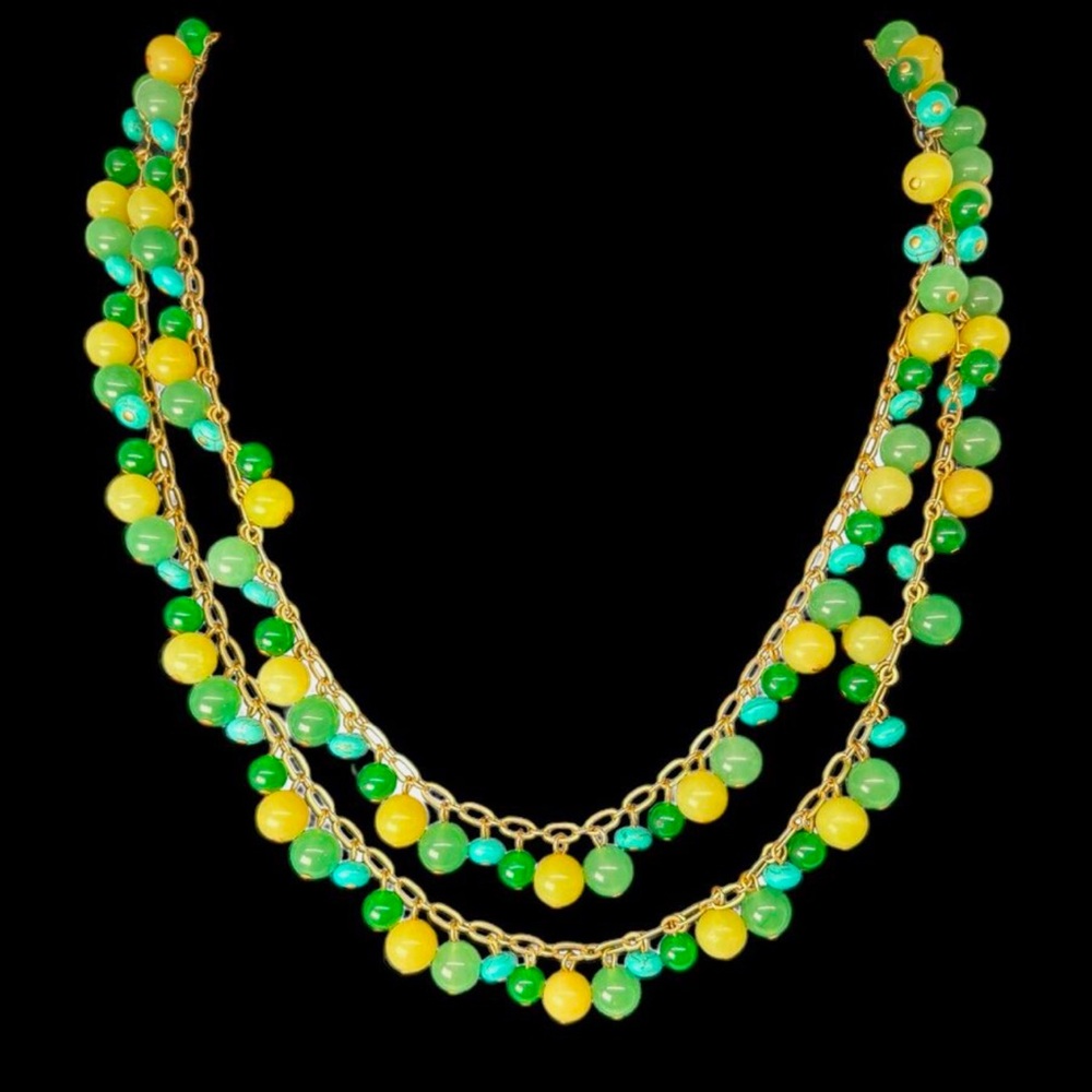 Stella & Dot Copa Two Annas India Coin Necklace. 42”.